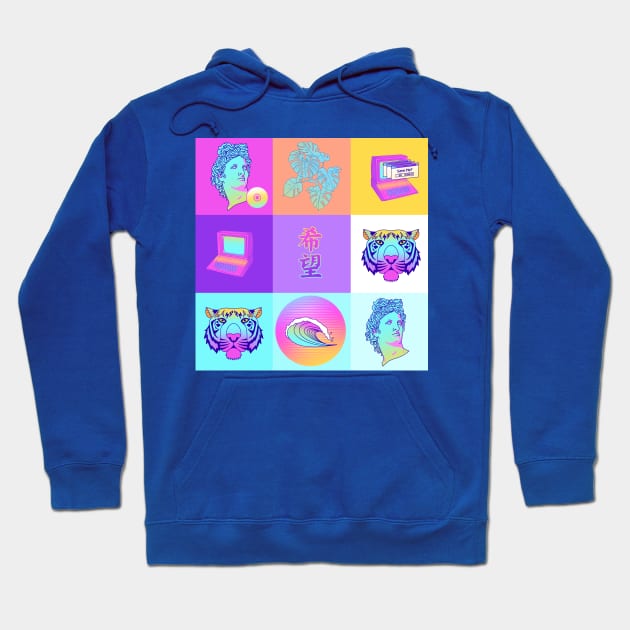 Vaporwave Starter Pack Hoodie by rjartworks